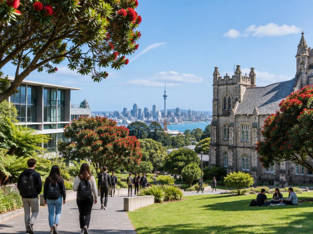 University campus in New Zealand