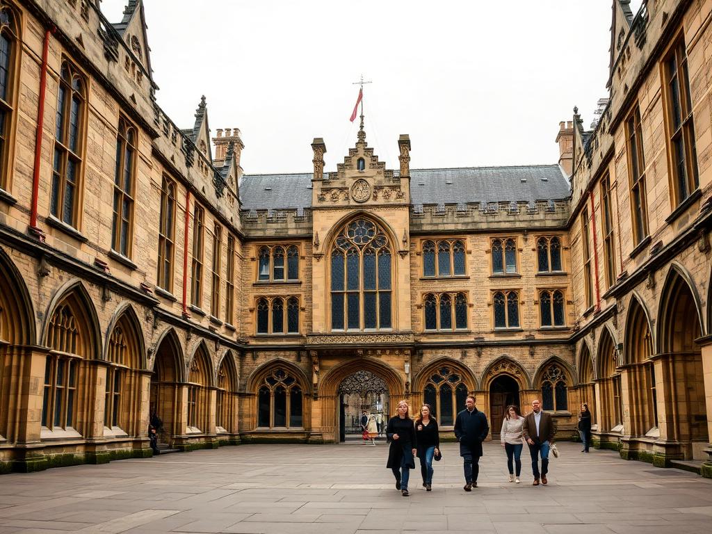 University campus in United Kingdom