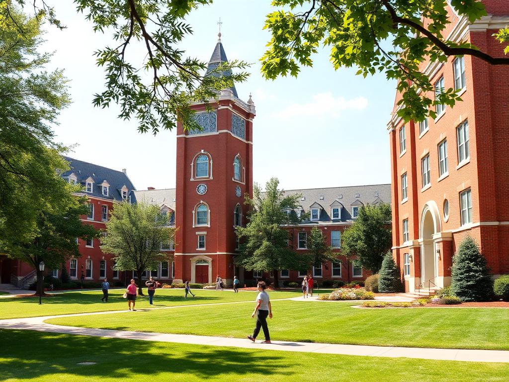 University campus in United States